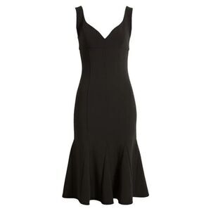 Black Halo | Dresses | Black Halo Olive Green And Black Midi Dress |  Poshmark
